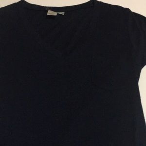 Navy Blue Top with Pocket